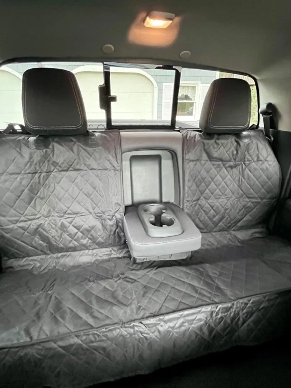 Waterproof Dog Car Seat Cover | Non-Slip Back Seat Protector | Black